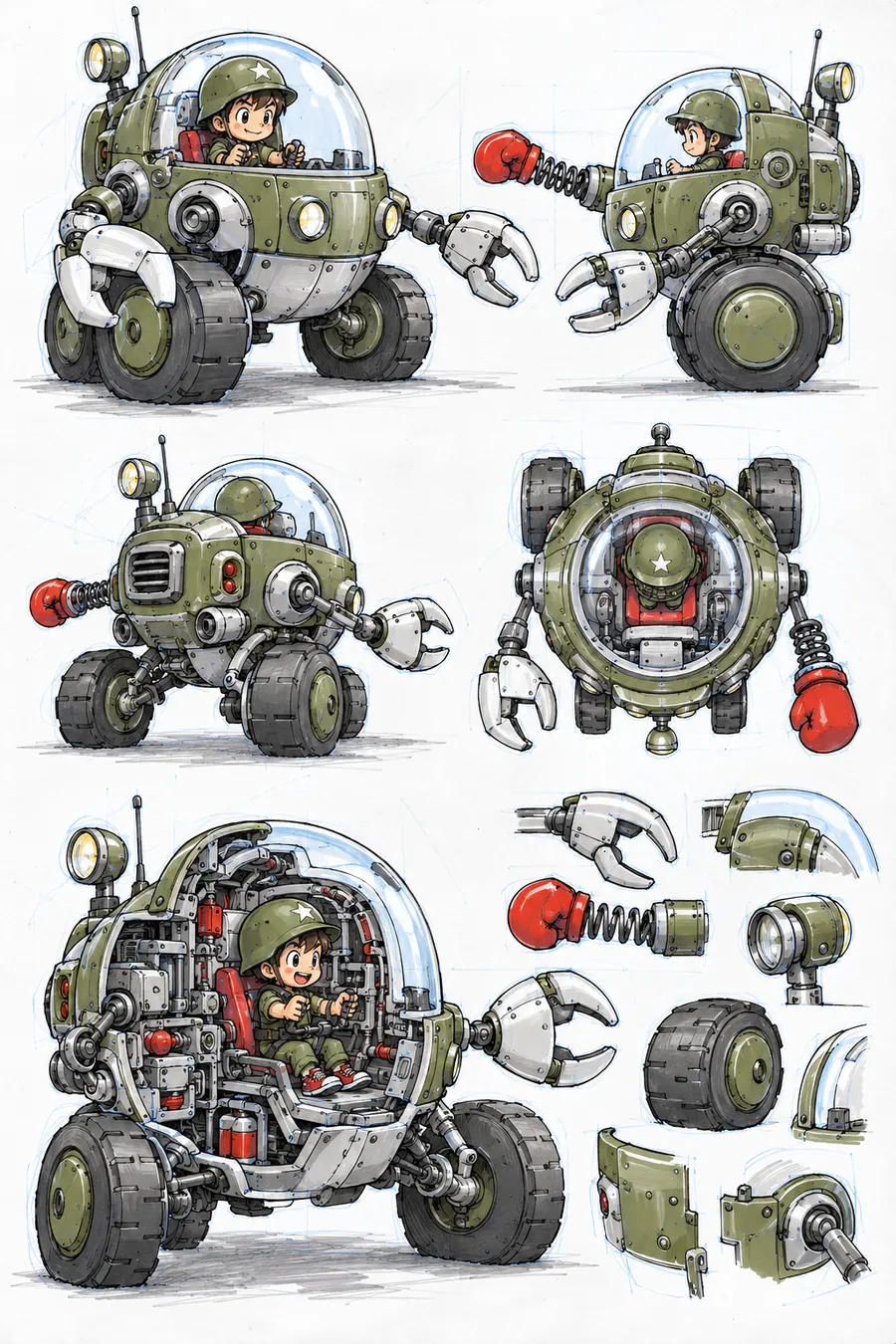 Oliver's walker concept sketch